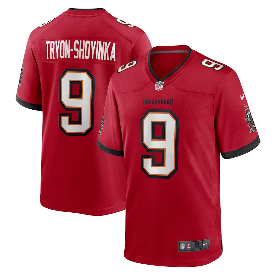 Men Tampa Bay Buccaneers #9 Joe Tryon-Shoyinka Nike Red Game NFL Jersey->tampa bay buccaneers->NFL Jersey